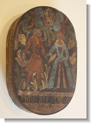 GERMAN Pennsylvania Dutch/Deutsch/ German Brides Box c.1800