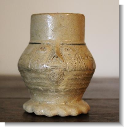 C.1500 GERMAN GESICHTSSKRUG, FACE JUG